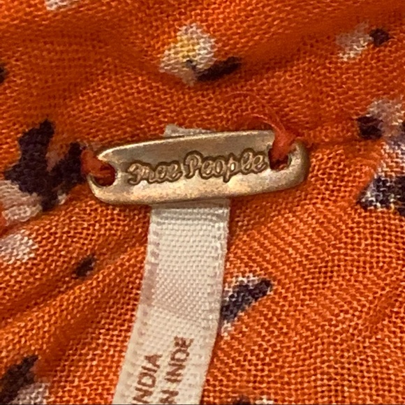 Free People Rare Feeling Orange Maxi Dress - Picture 11 of 16